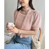 【one after another】チョーカー付き半袖フェザーニット | NICE CLAUP / OLIVE des OLIVE OUTLET | 詳細画像26