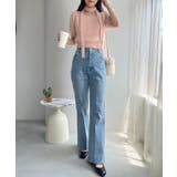 【one after another】チョーカー付き半袖フェザーニット | NICE CLAUP / OLIVE des OLIVE OUTLET | 詳細画像27