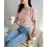 【one after another】チョーカー付き半袖フェザーニット | NICE CLAUP / OLIVE des OLIVE OUTLET | 詳細画像30