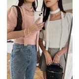 【one after another】チョーカー付き半袖フェザーニット | NICE CLAUP / OLIVE des OLIVE OUTLET | 詳細画像31