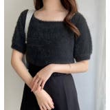 【one after another】チョーカー付き半袖フェザーニット | NICE CLAUP / OLIVE des OLIVE OUTLET | 詳細画像47