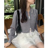 ワンポイント刺しゅうダブルジップラメニット | NICE CLAUP / OLIVE des OLIVE　OUTLET | 詳細画像7 