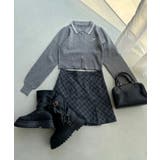 ワンポイント刺しゅうダブルジップラメニット | NICE CLAUP / OLIVE des OLIVE　OUTLET | 詳細画像13 