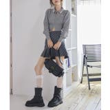 ワンポイント刺しゅうダブルジップラメニット | NICE CLAUP / OLIVE des OLIVE　OUTLET | 詳細画像18 