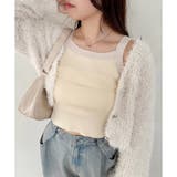 【one after another】【リボン取り外し可能】ニットタンク | NICE CLAUP / OLIVE des OLIVE OUTLET | 詳細画像1