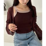 【one after another】【リボン取り外し可能】ニットタンク | NICE CLAUP / OLIVE des OLIVE OUTLET | 詳細画像5