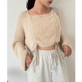 ドロストニットトップス | NICE CLAUP / OLIVE des OLIVE OUTLET | 詳細画像1
