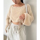 ドロストニットトップス | NICE CLAUP / OLIVE des OLIVE OUTLET | 詳細画像2