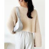 ドロストニットトップス | NICE CLAUP / OLIVE des OLIVE OUTLET | 詳細画像4