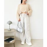 ドロストニットトップス | NICE CLAUP / OLIVE des OLIVE OUTLET | 詳細画像5