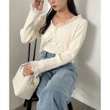 【one after another】【着回し抜群】レースボレロカーディガン | NICE CLAUP / OLIVE des OLIVE OUTLET | 詳細画像4
