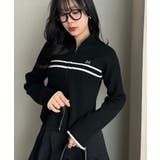 ラインジップラインニット | NICE CLAUP / OLIVE des OLIVE OUTLET | 詳細画像7