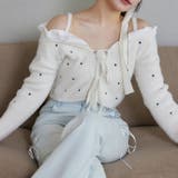 ハート刺繍リボンニット | NICE CLAUP / OLIVE des OLIVE OUTLET | 詳細画像2