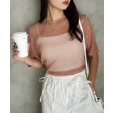 【one after another】ラメプリーツTee | NICE CLAUP / OLIVE des OLIVE OUTLET | 詳細画像7