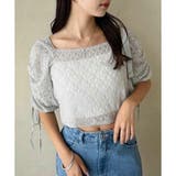 【one after another】袖ドロストトップス | NICE CLAUP / OLIVE des OLIVE OUTLET | 詳細画像1
