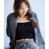 【one after another】シャーリングビスチェ | NICE CLAUP / OLIVE des OLIVE OUTLET | 詳細画像10