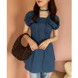 【one after another】チョーカー付きバックレースアップミニワンピ… | NICE CLAUP / OLIVE des OLIVE　OUTLET | 詳細画像2 
