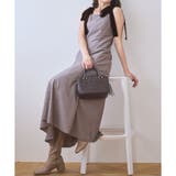【one after another】【スタイルアップ効果◎】肩ベロアリボンキャ… | NICE CLAUP / OLIVE des OLIVE　OUTLET | 詳細画像11 