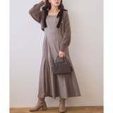 【one after another】【スタイルアップ効果◎】肩ベロアリボンキャ… | NICE CLAUP / OLIVE des OLIVE　OUTLET | 詳細画像13 
