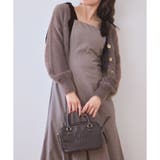 【one after another】【スタイルアップ効果◎】肩ベロアリボンキャ… | NICE CLAUP / OLIVE des OLIVE　OUTLET | 詳細画像14 