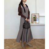 【one after another】【スタイルアップ効果◎】肩ベロアリボンキャ… | NICE CLAUP / OLIVE des OLIVE　OUTLET | 詳細画像16 