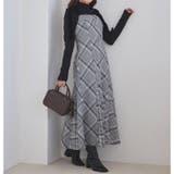 【one after another】【スタイルアップ効果◎】肩ベロアリボンキャ… | NICE CLAUP / OLIVE des OLIVE　OUTLET | 詳細画像2 