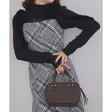 【one after another】【スタイルアップ効果◎】肩ベロアリボンキャ… | NICE CLAUP / OLIVE des OLIVE　OUTLET | 詳細画像5 
