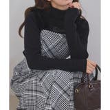 【one after another】【スタイルアップ効果◎】肩ベロアリボンキャ… | NICE CLAUP / OLIVE des OLIVE　OUTLET | 詳細画像7 