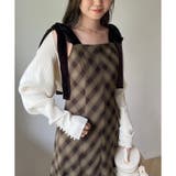 【one after another】【スタイルアップ効果◎】肩ベロアリボンキャ… | NICE CLAUP / OLIVE des OLIVE　OUTLET | 詳細画像33 
