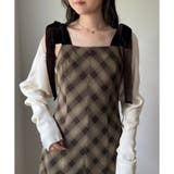 【one after another】【スタイルアップ効果◎】肩ベロアリボンキャ… | NICE CLAUP / OLIVE des OLIVE　OUTLET | 詳細画像34 