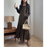 【one after another】【スタイルアップ効果◎】肩ベロアリボンキャ… | NICE CLAUP / OLIVE des OLIVE　OUTLET | 詳細画像26 