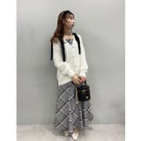 【one after another】【スタイルアップ効果◎】肩ベロアリボンキャ… | NICE CLAUP / OLIVE des OLIVE　OUTLET | 詳細画像56 
