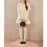 【one after another】肩リボンミニワンピ | NICE CLAUP / OLIVE des OLIVE　OUTLET | 詳細画像3 