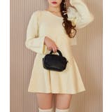 【one after another】肩リボンミニワンピ | NICE CLAUP / OLIVE des OLIVE　OUTLET | 詳細画像2 