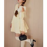 アイボリー | 【one after another】肩リボンミニワンピ | NICE CLAUP / OLIVE des OLIVE　OUTLET