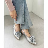 【one after another】コサージュ付きバックベルトシューズ | NICE CLAUP / OLIVE des OLIVE OUTLET | 詳細画像7
