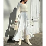 【one after another】アシメスカート | NICE CLAUP / OLIVE des OLIVE OUTLET | 詳細画像3