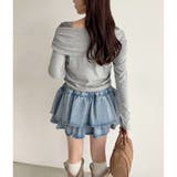 【one after another】セットアップ対応/ティアードミニスカート | NICE CLAUP / OLIVE des OLIVE OUTLET | 詳細画像6