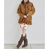 【one after another】セットアップ対応/ティアードミニスカート | NICE CLAUP / OLIVE des OLIVE OUTLET | 詳細画像14