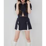 リボン付きカットミニスカート | NICE CLAUP / OLIVE des OLIVE OUTLET | 詳細画像9