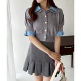 ボックスプリーツ切替ミニスカート | NICE CLAUP / OLIVE des OLIVE OUTLET | 詳細画像19