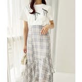 ランダムフリルロングスカート スリット入り | NICE CLAUP / OLIVE des OLIVE OUTLET | 詳細画像9