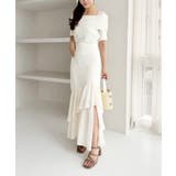 ランダムフリルロングスカート スリット入り | NICE CLAUP / OLIVE des OLIVE OUTLET | 詳細画像15