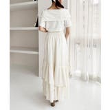 ランダムフリルロングスカート スリット入り | NICE CLAUP / OLIVE des OLIVE OUTLET | 詳細画像16