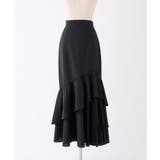 ランダムフリルロングスカート スリット入り | NICE CLAUP / OLIVE des OLIVE OUTLET | 詳細画像18