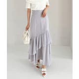 ランダムフリルロングスカート スリット入り | NICE CLAUP / OLIVE des OLIVE OUTLET | 詳細画像31