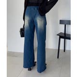 【one after another】ワイドデニムパンツ | NICE CLAUP / OLIVE des OLIVE　OUTLET | 詳細画像4 