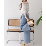 【one after another】バックレースアップワイドデニムパンツ | NICE CLAUP / OLIVE des OLIVE OUTLET | 詳細画像6