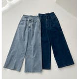 【one after another】バックレースアップワイドデニムパンツ | NICE CLAUP / OLIVE des OLIVE OUTLET | 詳細画像7