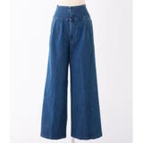 【one after another】バックレースアップワイドデニムパンツ | NICE CLAUP / OLIVE des OLIVE OUTLET | 詳細画像14